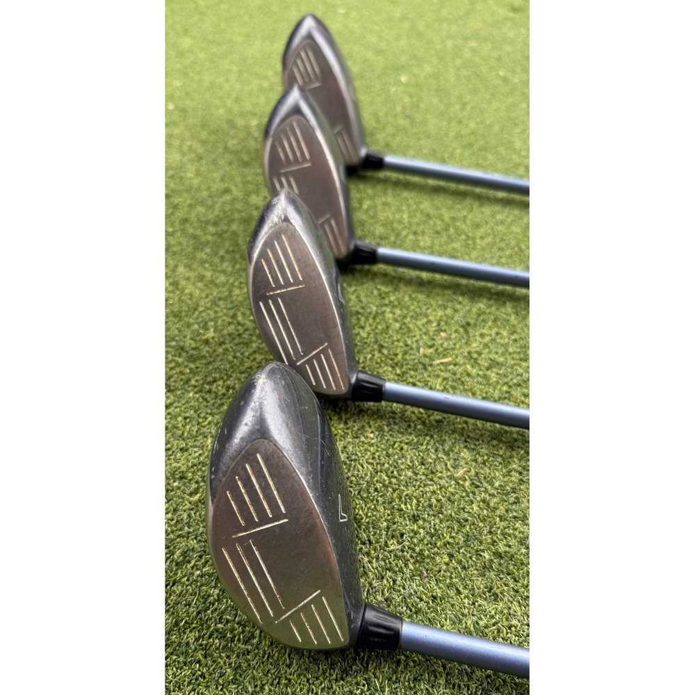 Callaway Big Bertha Steelhead III Fairway Wood Set 3 5 7 11 Ladies Flex Graphite